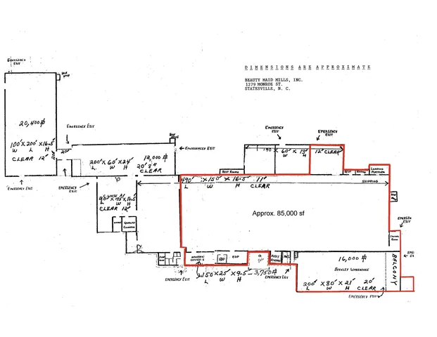 1243 Bagnal Boulevard- Floorplan- Available Space- 12-9-25