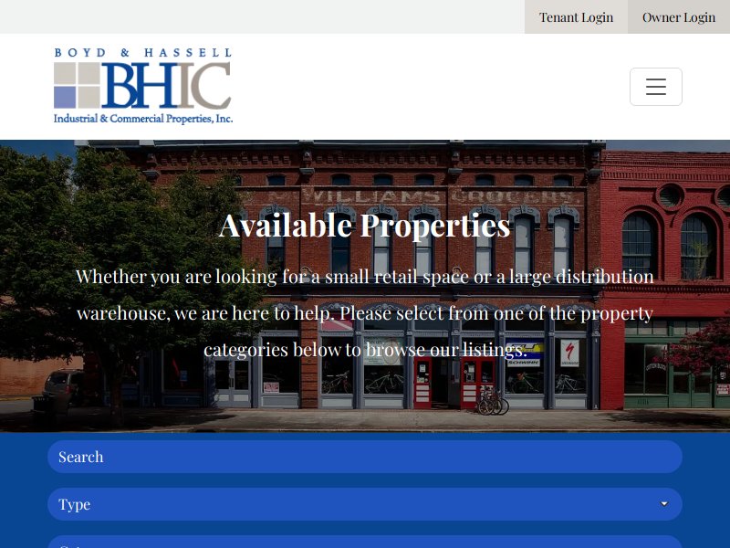 Boyd & Hassell Industrial & Commercial Properties, INC. in North